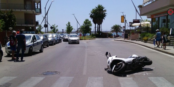 Scontro auto-moto: doppio incidente ad Alghero