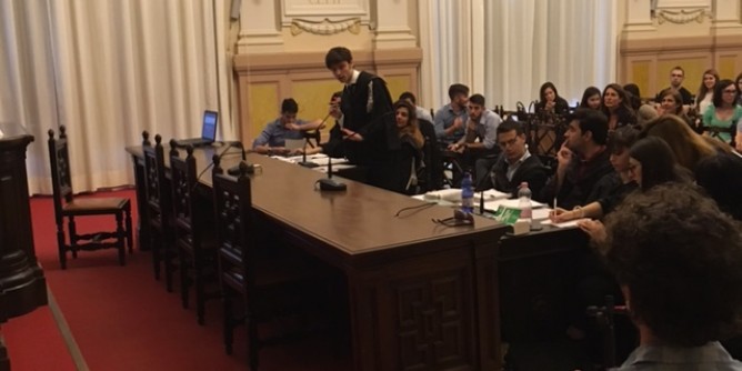 Processo simulato in aula Magna a Sassari