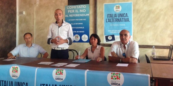 Claudio Serra è il coordinatore di Italia Unica a Porto Torres