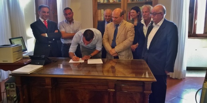 Gremio Macellai, la firma a Palazzo Ducale