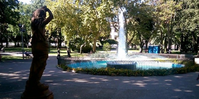 Nuova vita alla fontana dei giardini Mameli