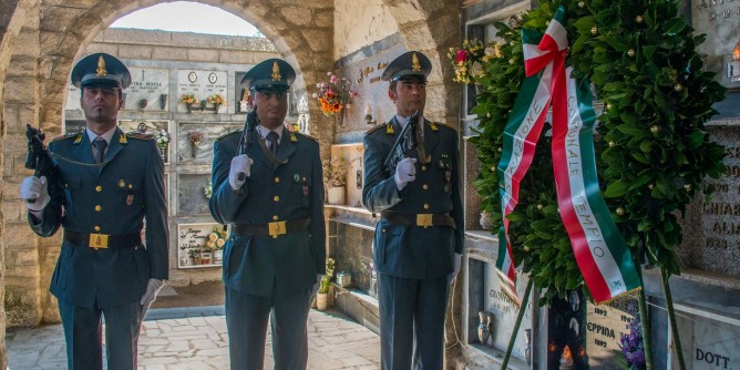 La Guardia di Finanza ricorda Martino Cossu