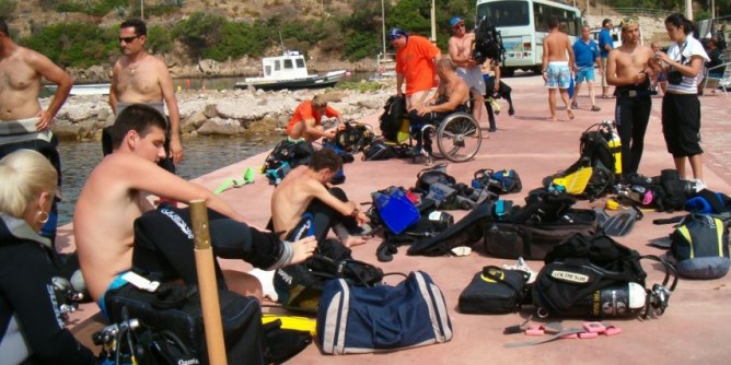 Disabili scoprono il mondo sommerso dell’Asinara