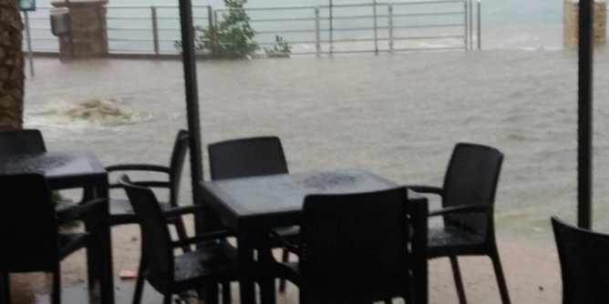 Tromba d’aria: danni e disagi a Porto Torres