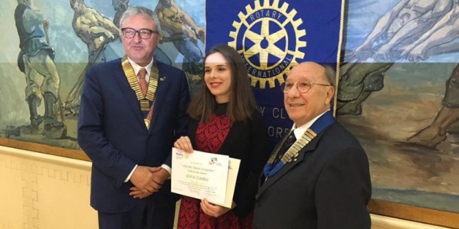 Rotary Porto Torres: premio Parodi a Sofia Cumbo