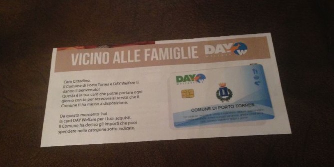 Porto Torres: voucher elettronico contro disagio e sprechi