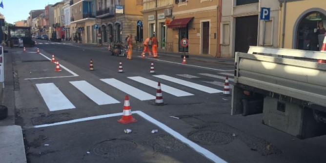 Porto Torres, segnaletica orizzontale: via al rifacimento