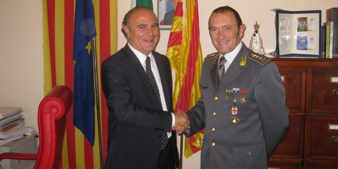 Il sindaco Bruno incontra il colonnello Reni