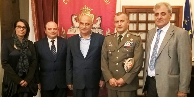 Il sindaco libanese in visita a Sassari