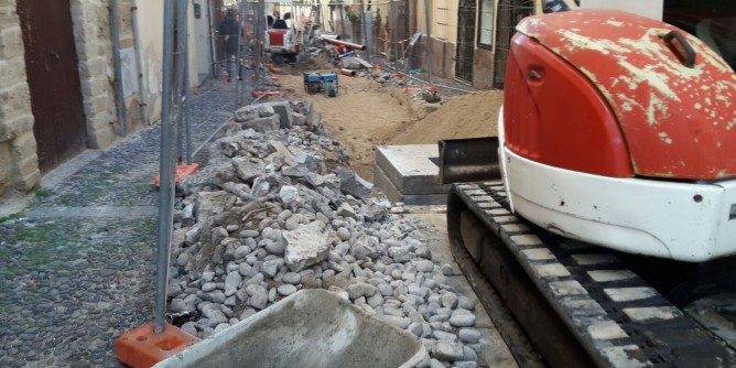 Nuove fogne ad Alghero, lavori verso il Duomo