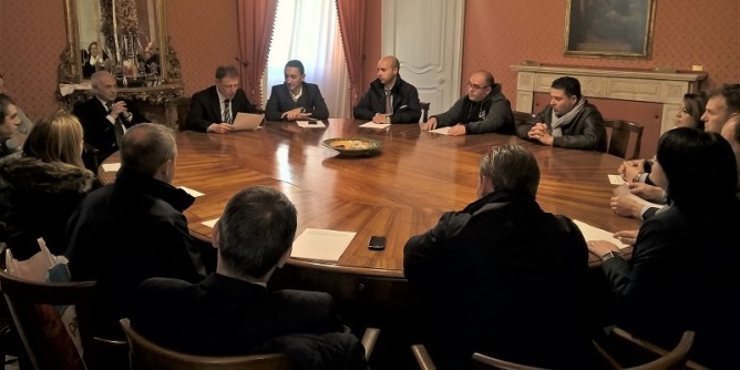 Giuramento per i nuovi ferrovieri di Sassari