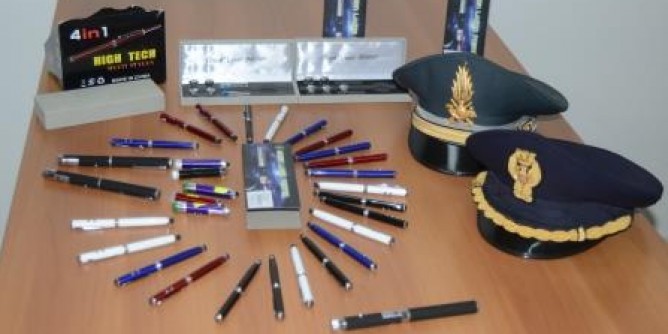 Sequestrati 31 laser a Tortolì