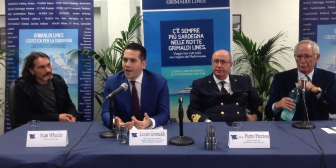 I° viaggio Porto Torres- Savona: Grimaldi lancia nuove sfide