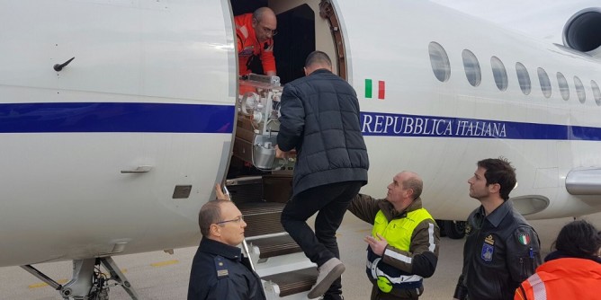 Neonata gravissima d'urgenza a Roma