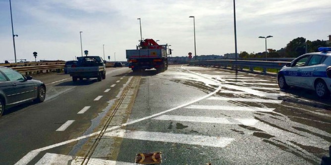 Asse mediano Cagliari: aperta la nuova rampa