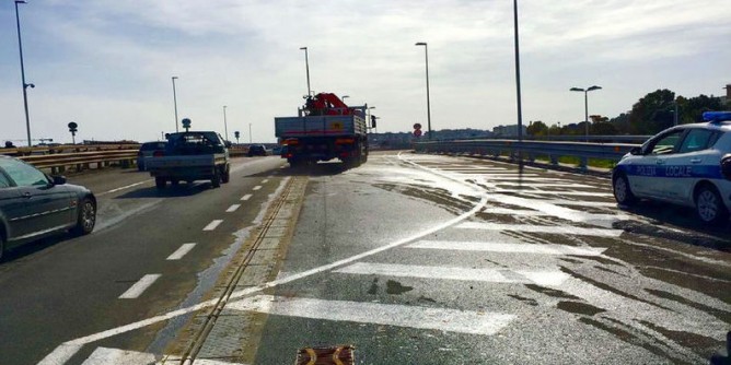 Aperta nuova rampa Asse mediano Cagliari