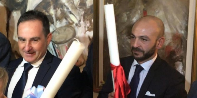 Oristano: i ceri benedetti ai Componidoris della Sartiglia 2017