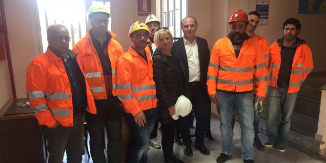 Dopo Sassari, minatori a Sant´Anna