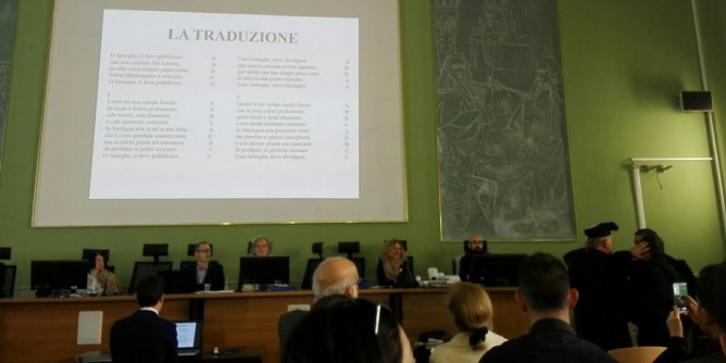 Tesi di laurea con i tenores di Seneghe