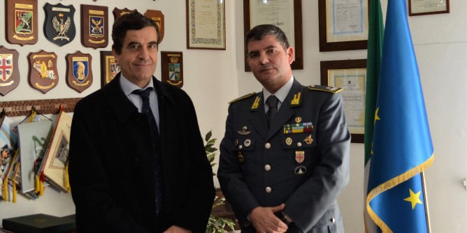 Finanza: prefetto di Cagliari incontro il comandante