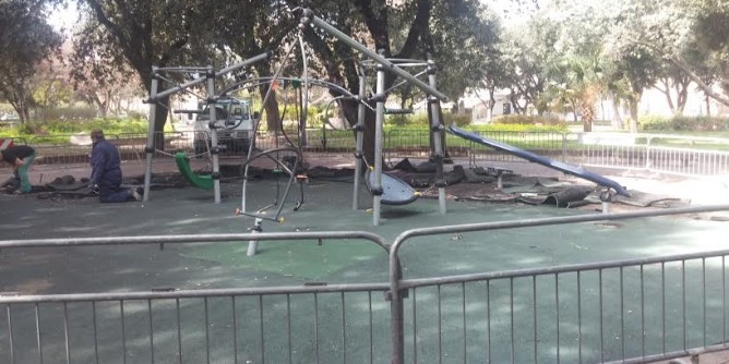 Nuovi giochi nei parchi di Alghero