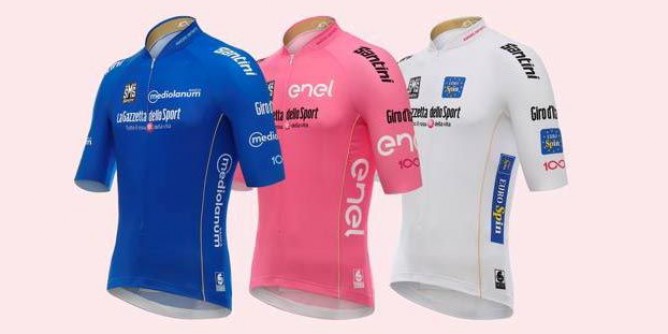 Giro d´Italia: ecco le maglie di leader