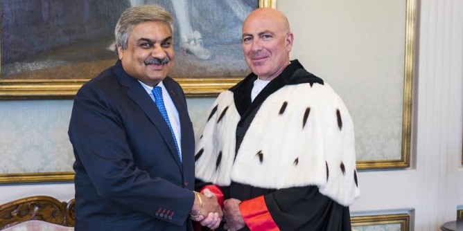 <i>Lectio</i> dell´Ambasciatore indiano a Sassari