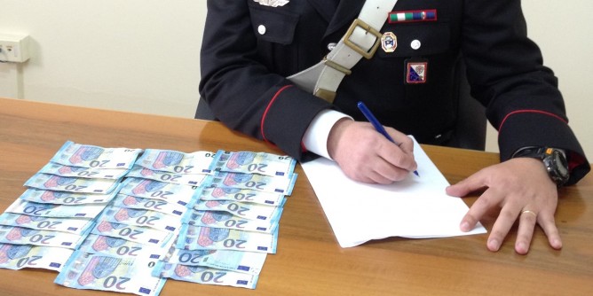 Banconote false: un arresto a Bonorva
