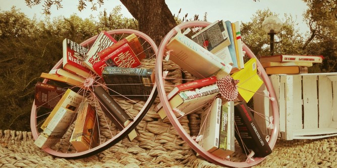 Bookcrossing al Bike Garden delle Bombarde