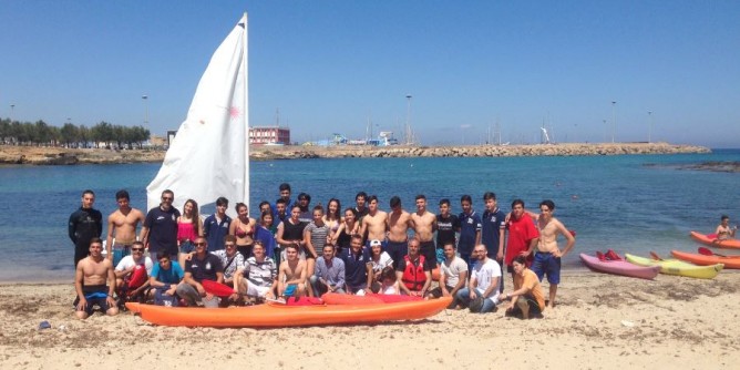 Festa degli sport del mare per gli studenti del liceo Paglietti