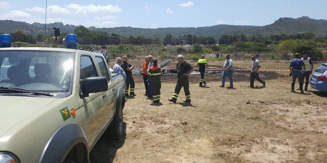 Incendio spento a San Teodoro
