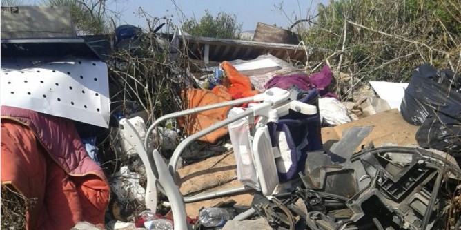 Campo rom e Ponti Pizzinnu: una distesa di rifiuti