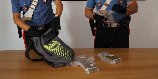 Cocaina sequestrata nel porto di Olbia