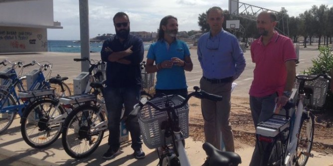 Bike sharing: apre la prima stazione della Renaredda