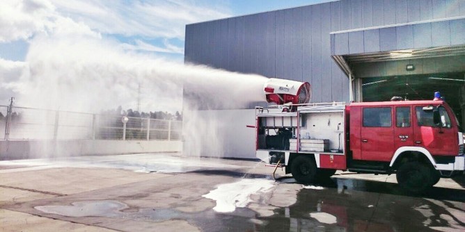 Antincendi: arriva la turbina nebulizzante