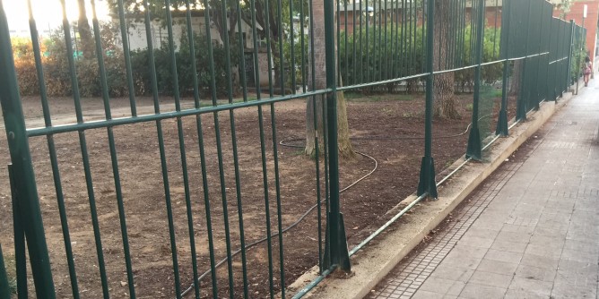 Parco Tarragona chiuso: manutenzioni