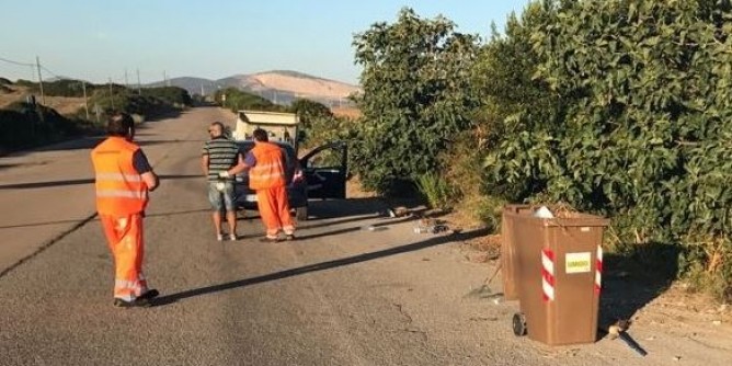 Ponti Pizzinnu: rimossi i rifiuti dalla strada