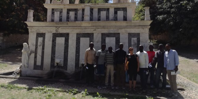 Migranti in visita alla Rete Thamus