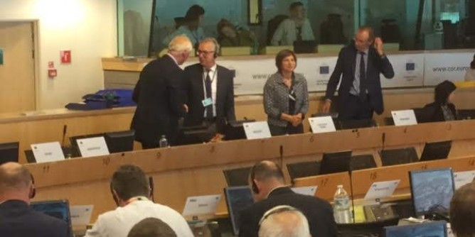Commissione Enve: Pigliaru saluta