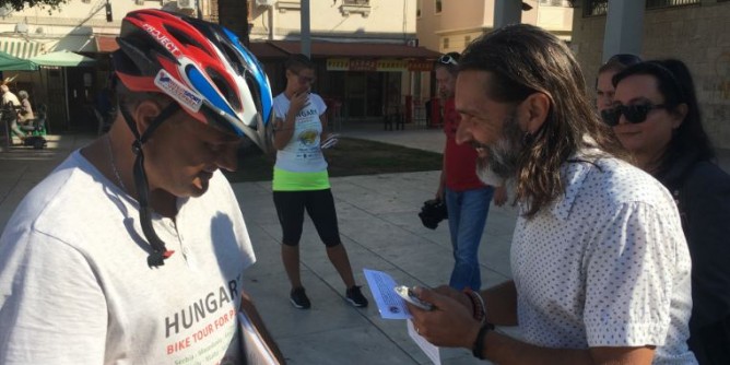 L’ambasciatore di pace Zelei saluta Porto Torres