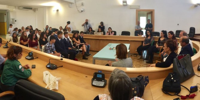 Gli studenti del Brunelleschi in Comune