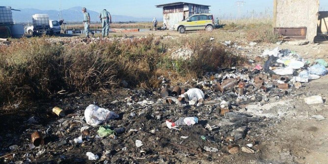 Sversamento rifiuti: sequestro a Santa Gilla
