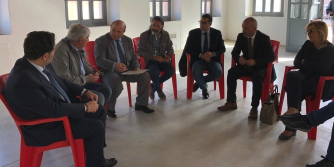 Argentiera: sopralluogo del sindaco