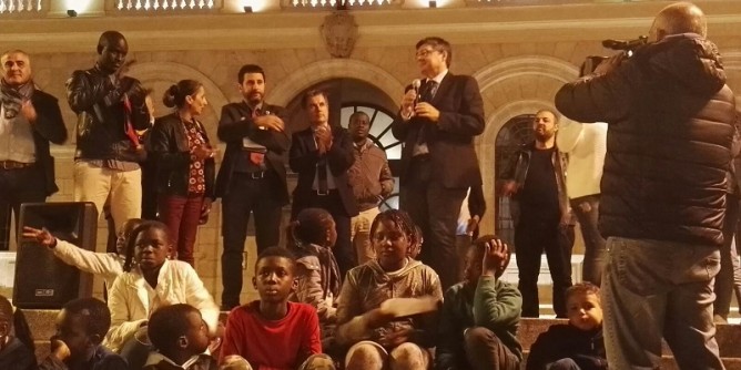 <i>Ius soli</i>, Ganau al flash mob di Sassari