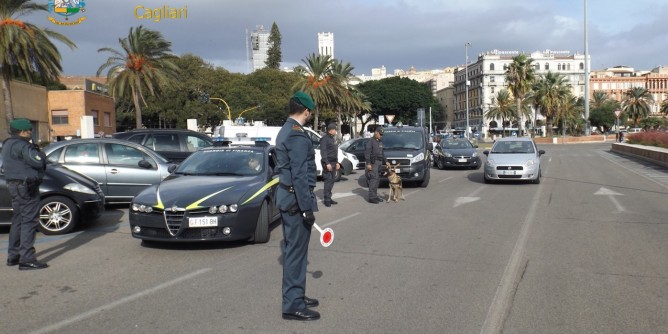 Servizio antidroga a Cagliari