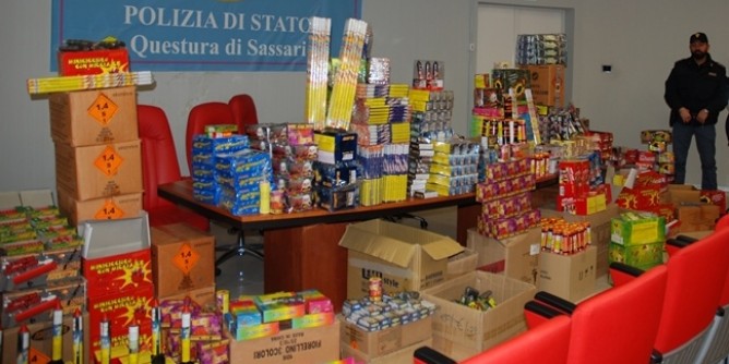 Sassari: sequestrati 500kg di <i>botti</i>