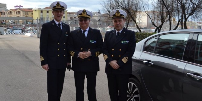 Ammiraglio Basile visita la Capitaneria 