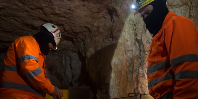 Stato di agitazione nella miniera di Olmedo