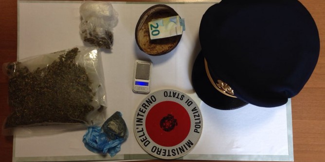 Detenzione di droga: 28enne in manette