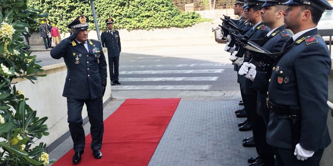 Finanza: il comandante Toschi a Sassari